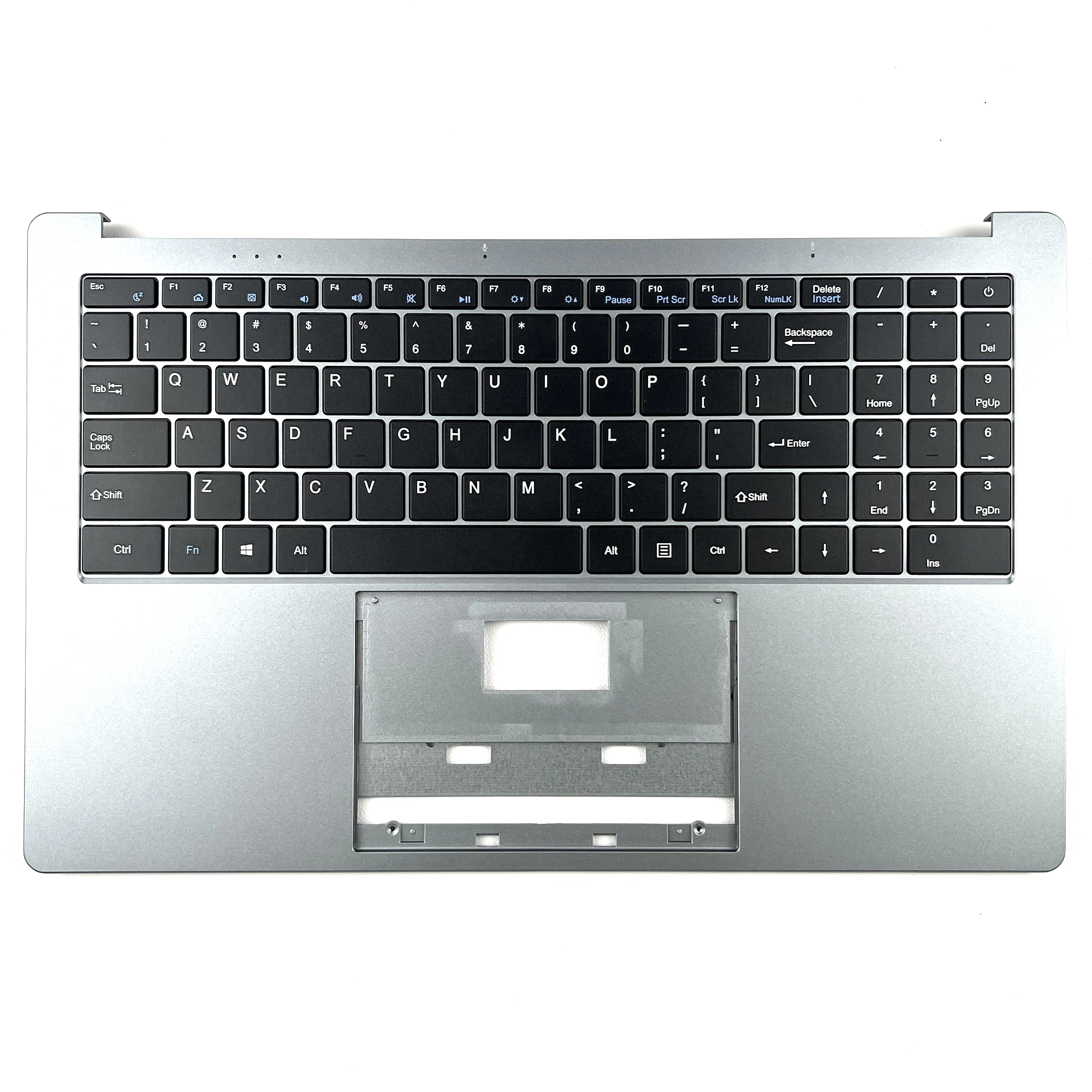 

US Gery Palmrest Laptop Keyboard With Irbis NB292 (PRIDE+K3964 MB3302001 VER:B)