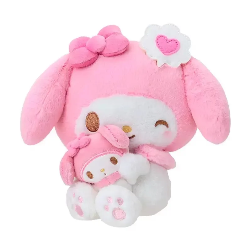 Japanese Sanrio Hugging Doll Melody Usahana Cogimyun Wish Me Mell Anime Plush Decorative Pendant Keychain Kawaii Toys for Girls