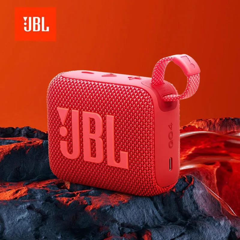 JBL GO 4 مكبر صوت بلوتوث لاسلكي محمول معتمد رسميًا في الهواء الطلق مقاوم للغبار ومقاوم للماء لحفلات الموسيقى العائلية