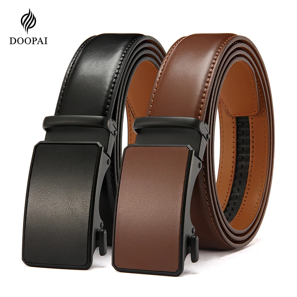 cinto-de-couro-masculino-moderno-e-elegante-cinto-de-couro-de-alta-qualidade-para-homens-com-fivela-automatica-e-sistema-de-ajuste-por-catraca-ideal-para-o-ambiente-profissional-ajuste-aleatorio