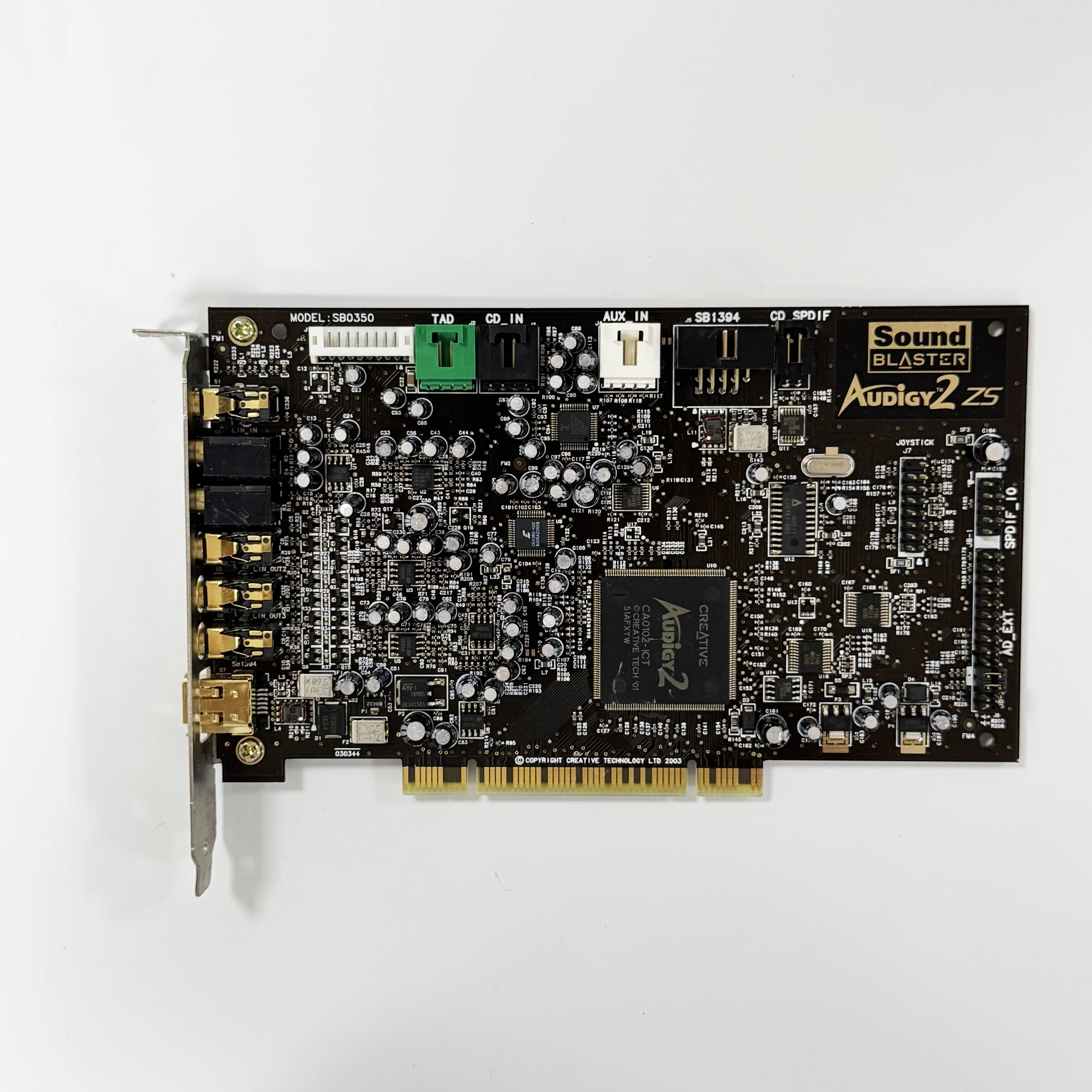 Second hand  sound card series SB0350 sound card innovation 7.1 sound card professional karaoke sound card built-in s