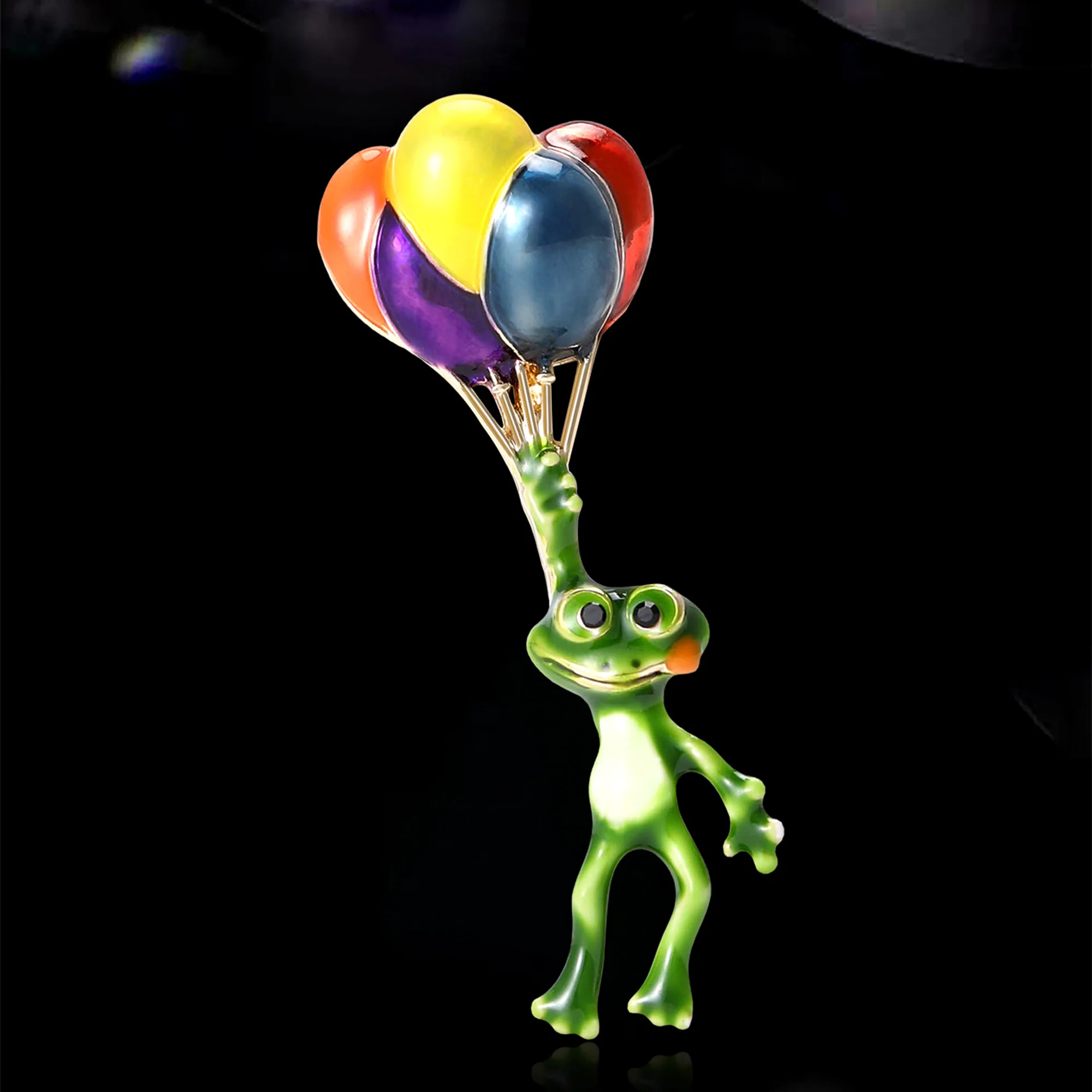 الكلاسيكية المينا الضفدع دبابيس للنساء للجنسين الحيوان دبابيس المفاتيح الحدث حفلة موضة جديدة هدايا مجوهرات اكسسوارات الديكور