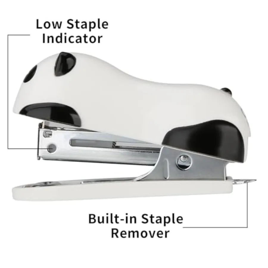 دباسة منزلية صغيرة لسطح المكتب من كيوت باندا مع 1000 دبوس