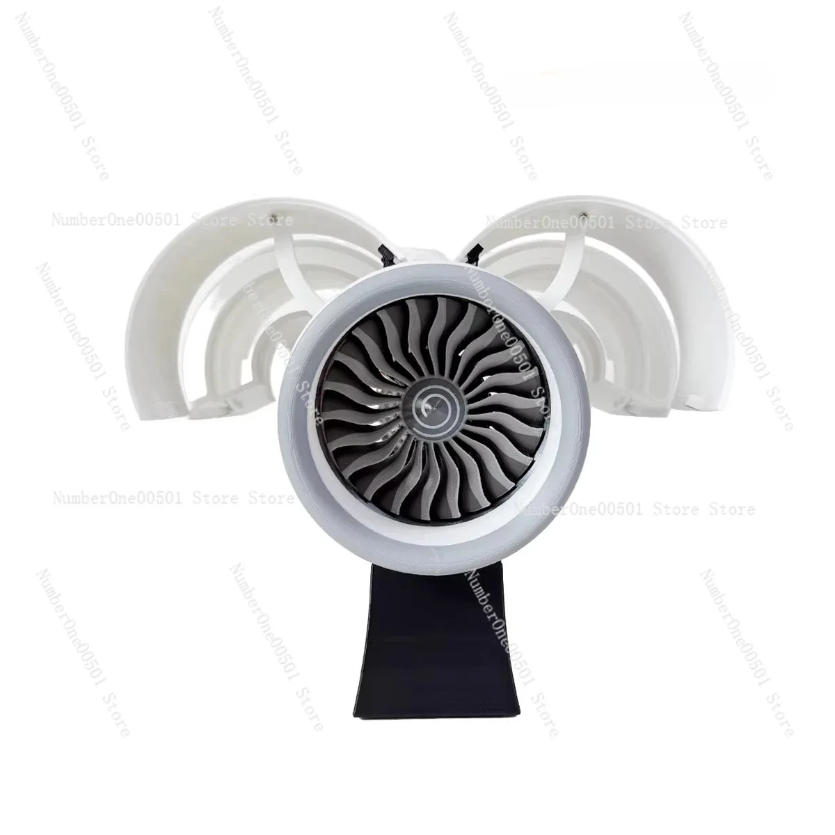 Jet Airliner Turbofan Engine Model High Detail Simulation Aviation Engine Display Model Collection