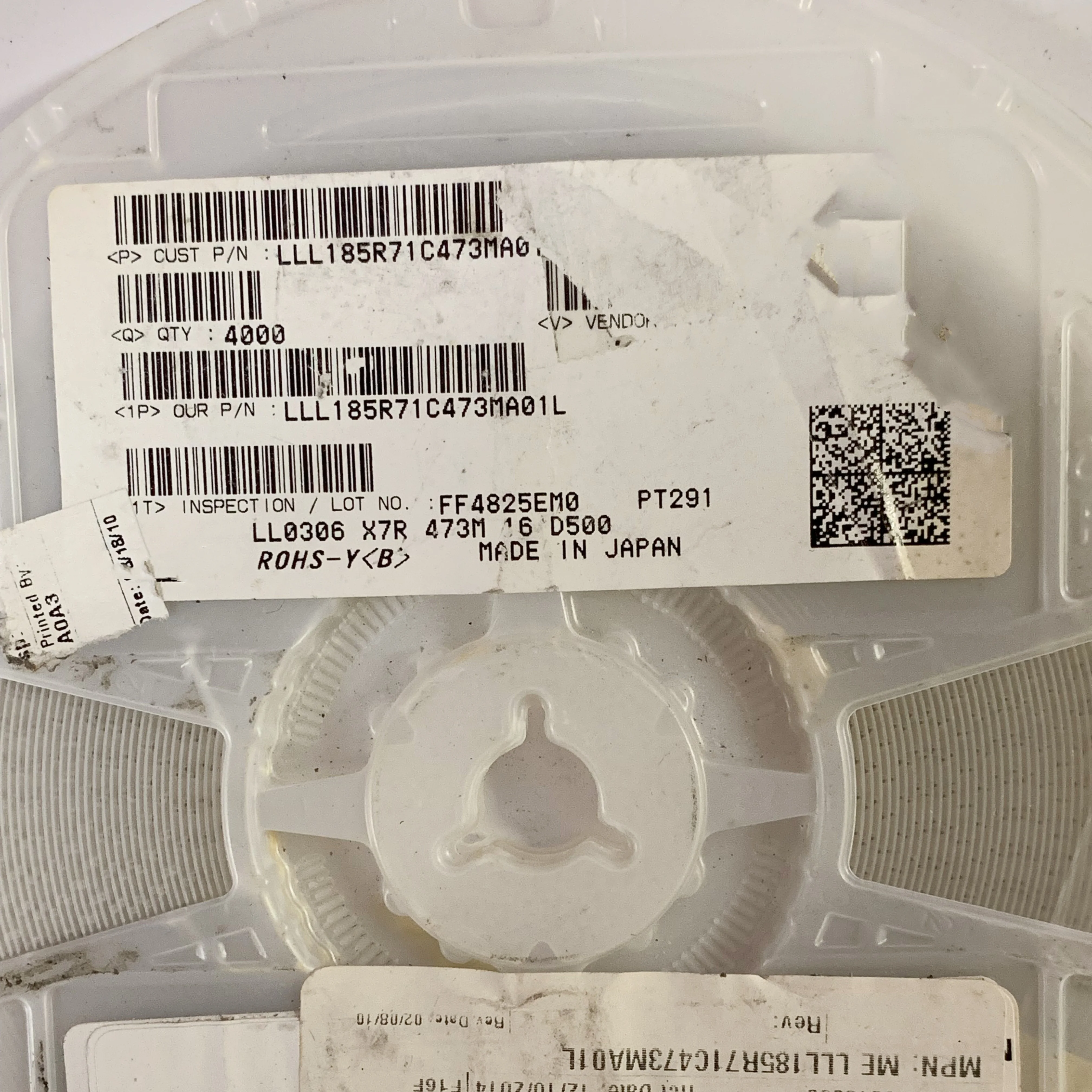 

LLL185R71C473MA01L SMD 100% Новый оригинальный 50 шт.-500 шт./партия