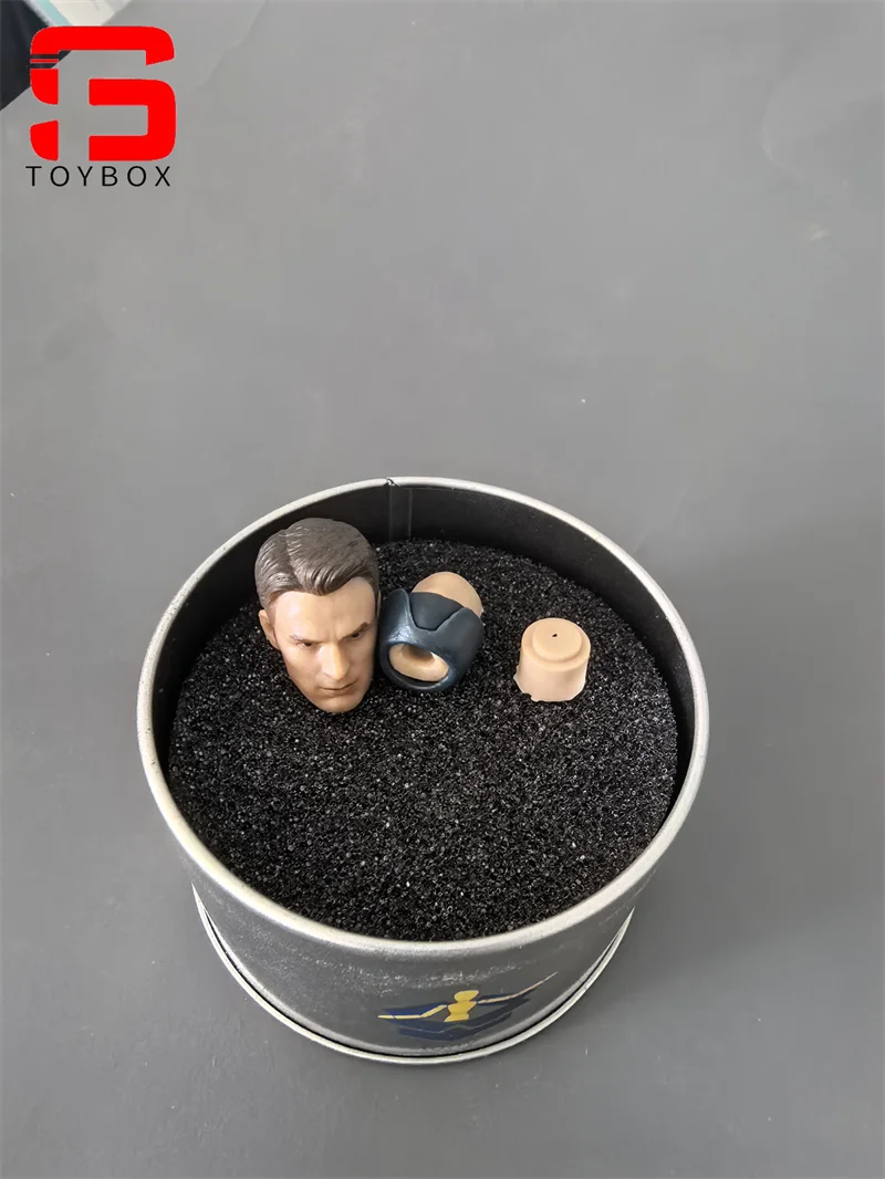 Model głowy Steve'a Rogersa Tony'ego w skali 1/12 do rzeźbienia, pasujący do 6-calowej figurki żołnierza.
