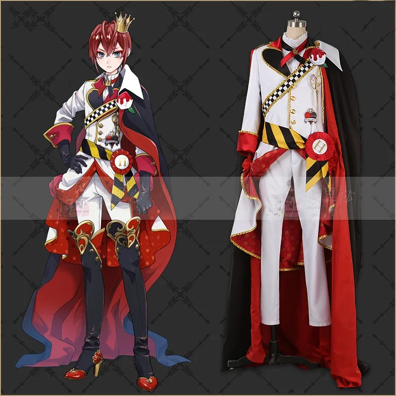 Game Twisted Wonderland HEARTSLABYUL Trey Riddle Cater Ace Deuce Cosplay Costume Halloween Uniforms Formal Suit Cutom Made