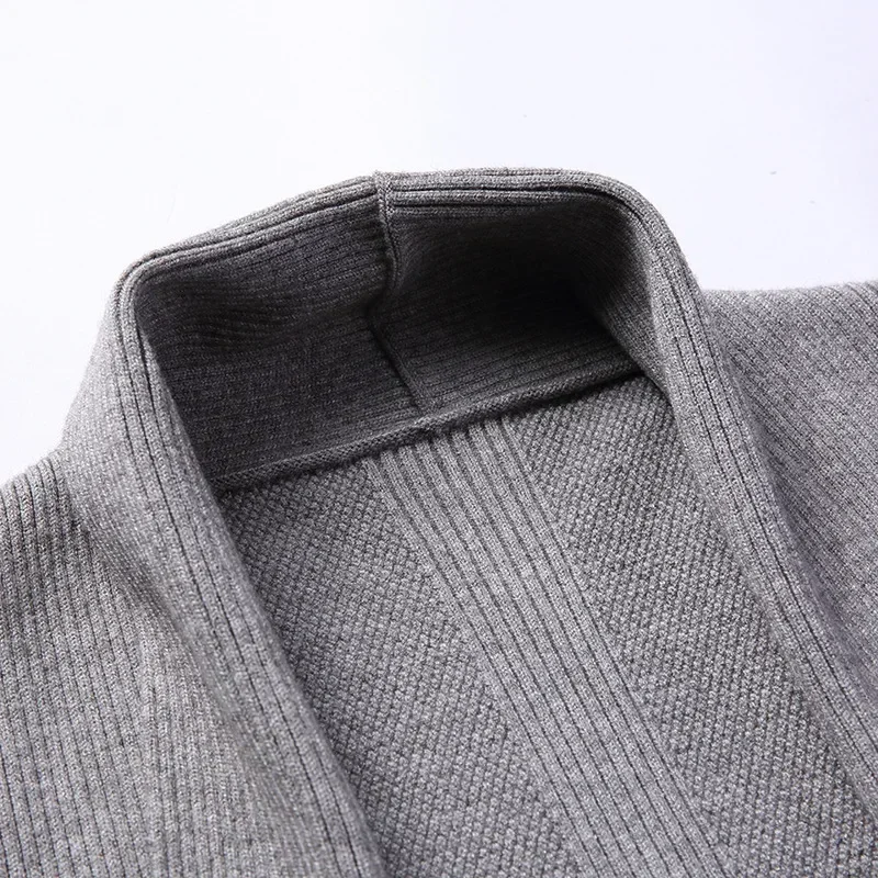 MRMT 2024 brand new men's sweater jacket solid color jacket men's casual wear long sleeve cardigan sweater coat clothing