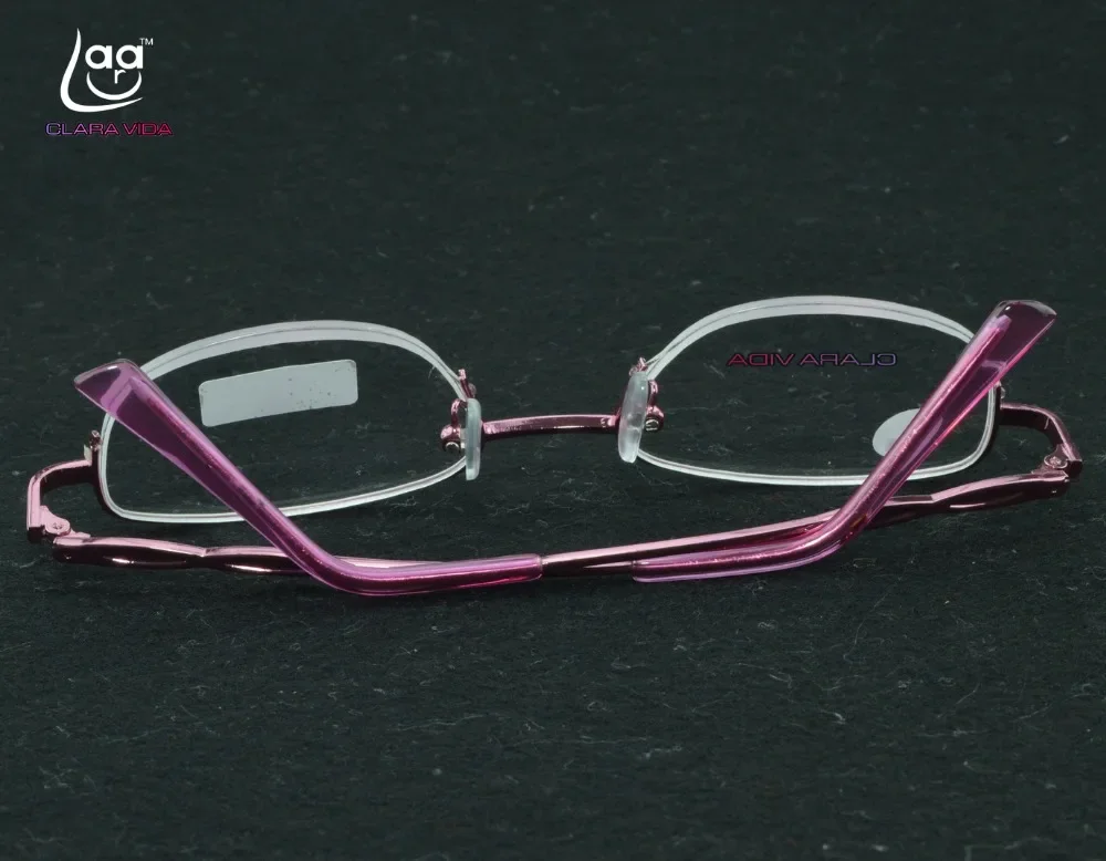 CLARA  Titanium magnesium alloy women lady non aspheric surface red super lite reading glasses +1 +1.5 +2 +2.5 +3 +3.5 +4