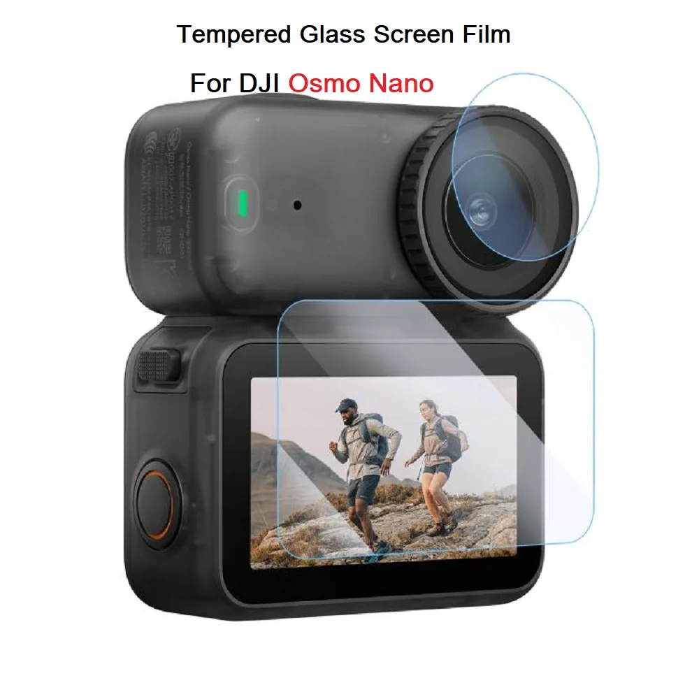 For DJI Osmo Nano Tempered Glass Screen Protector Film with Lens Hydrogel Film For DJI Osmo Nano Action Camera Accessories