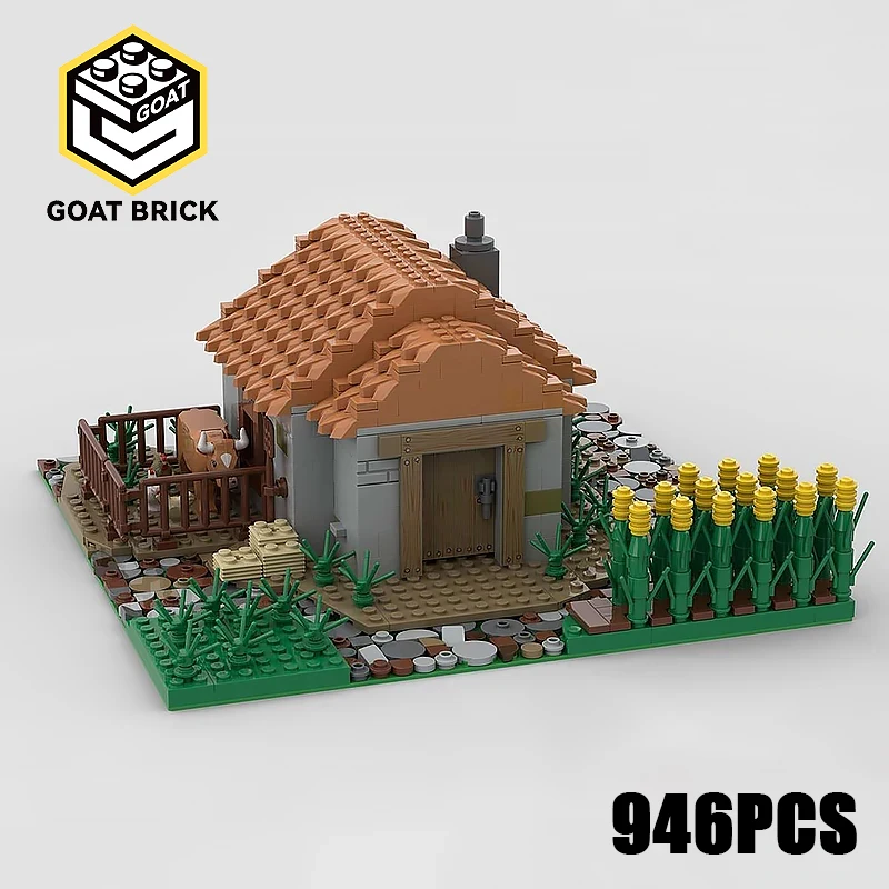 

Moc Building Blocks The Medieval Farm Technology Modular Bricks Model Gifts Christmas Toys DIY Sets Assembly