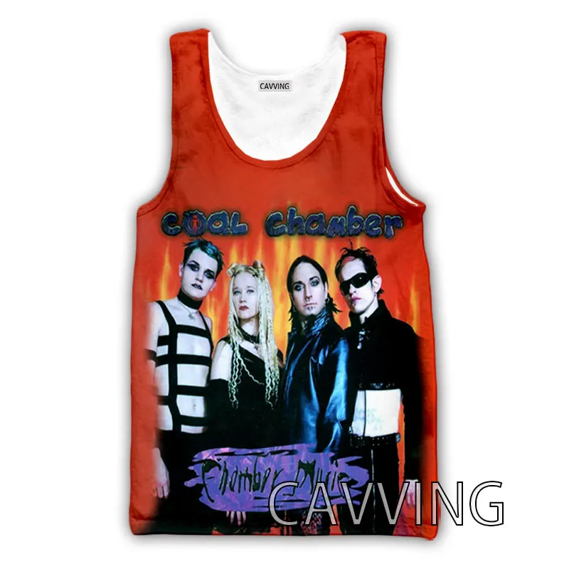 CAVVING 3D Printed  Coal Chamber Band  Tank Tops Harajuku Vest Summer Undershirt Shirts Streetwear for Men/women