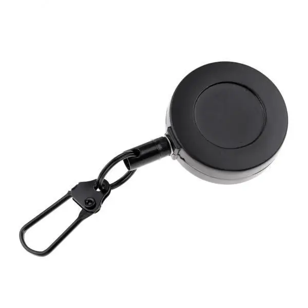 Multi-use Fly Fishing Zinger Retractable Tool Steel Cord Key Holder Carabiner for Fishing Rings Repair Kit