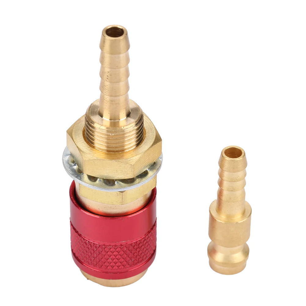 M6 Gas & Water Quick Connector for MIG TIG Welder Torch Fitting For Welding Torch Quick Fitting Hose Connector Connector Fitting
