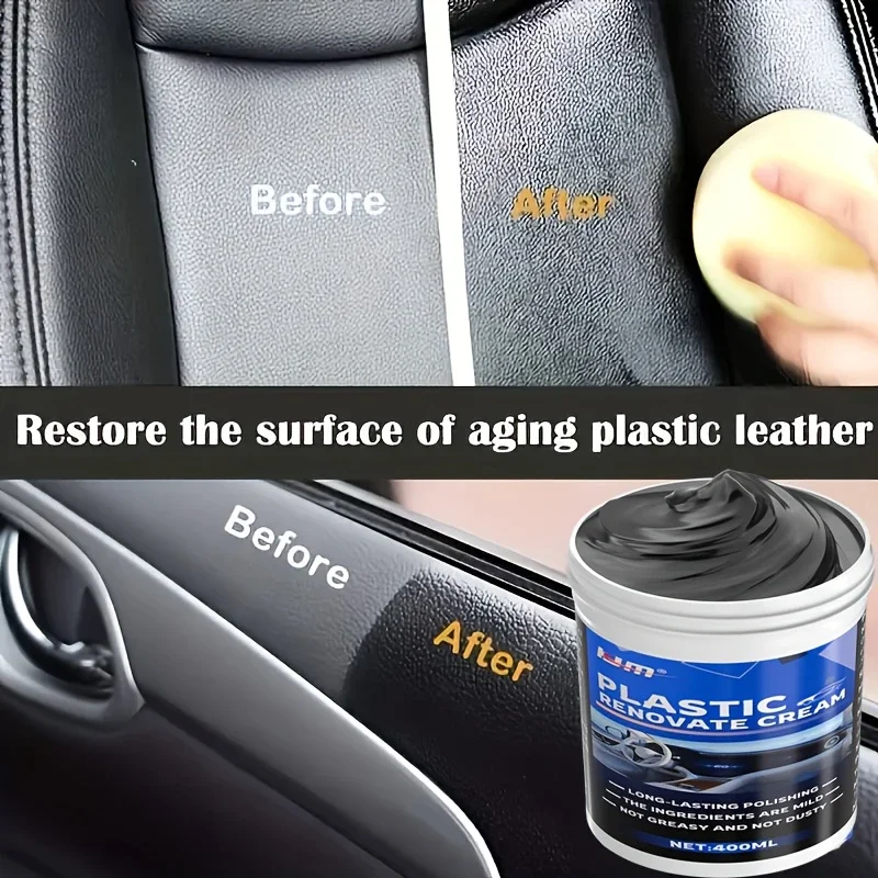 

Воск для ремонта салона автомобиля, подходит для приборных панелей, пластиковых деталей и т. д., с глянцевым эффектом и простой в использовании криста