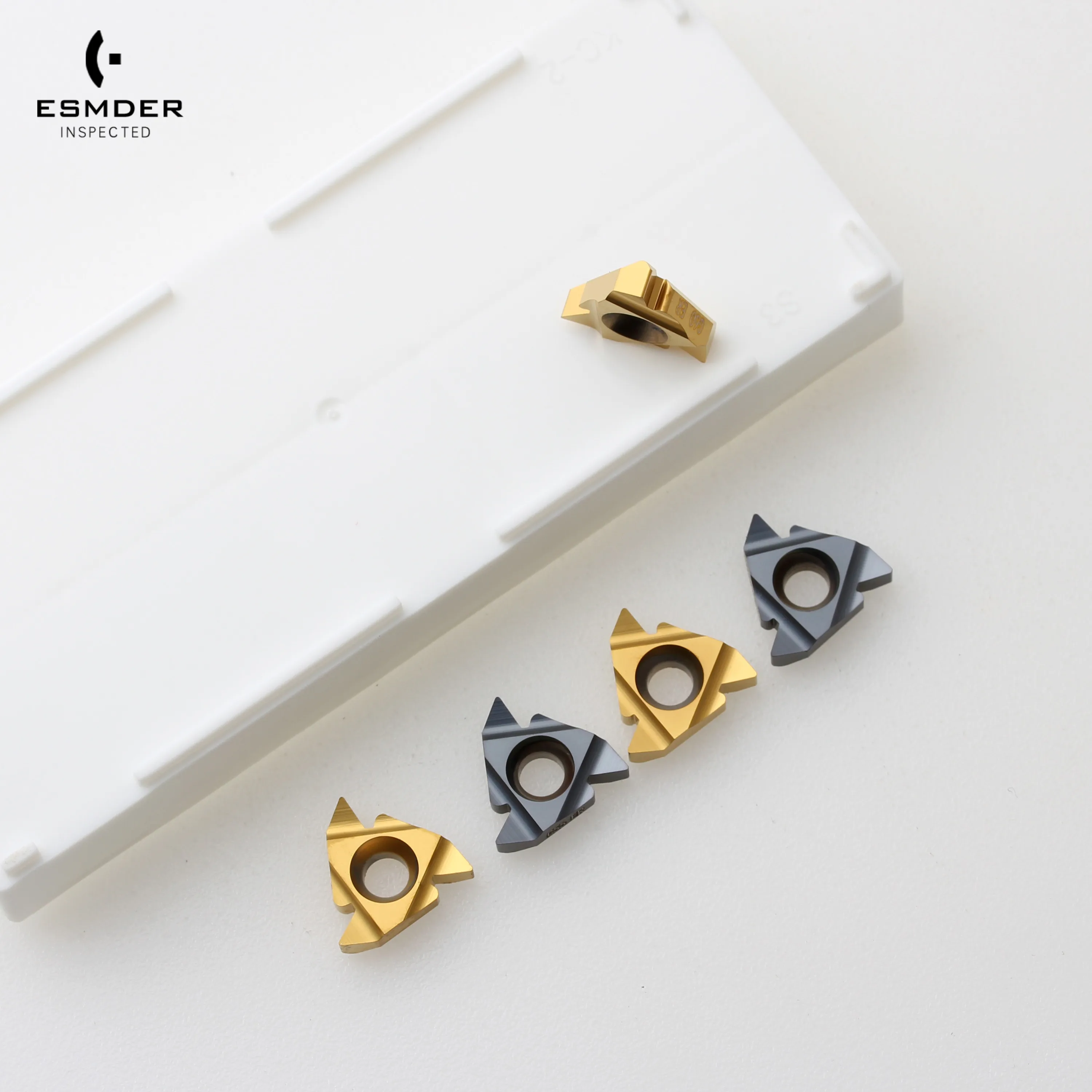 10PCS 06IR 08IR A60 1.5ISO EM10 CNC Threaded Carbide Inserts Lathe Threading Blade Tool