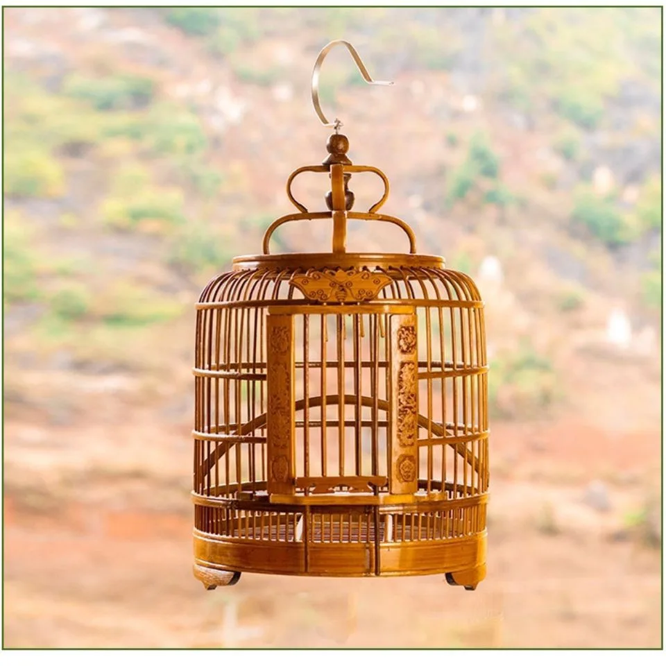 Small soybean bird cage postage embroidered bird cage small hemp bird pearl bird lovesickness jade bird cage