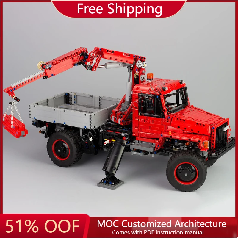 

New 1620 PCS Hot MOC Customize Off Road Truck Model Building Blocks Urban Technology Vehicle Diy Toys Kids Adult Surprise Gifts