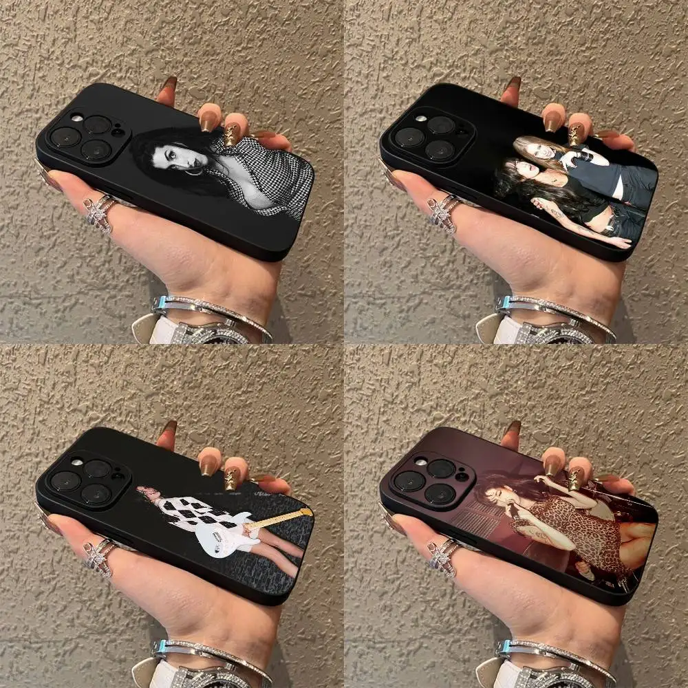 

Phone Case For iPhone 17,16,15,14,13,12,Pro,Max,Plus,E,SE4,Air,Mini Singer A-Amy Winehouse Black Soft Box