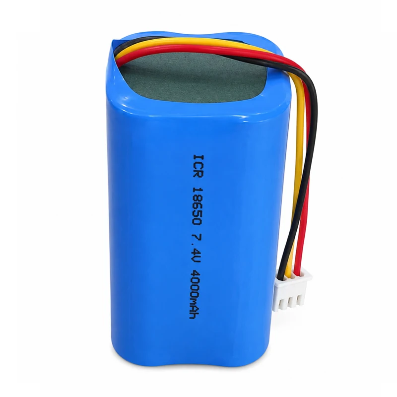 Akumulator litowy 18650 7.4V 4000mAh do megafonu, głośnika, lampy solarnej, zabawek, z płytką ochronną i wtyczką XH2.54-3P — zdjęcie produktu 3