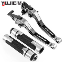 YZFR6 LOGO Motorcycle CNC Brake Clutch Levers Handlebar Grip Handle Hand Grips For YAMAHA YZF R6 1999 2000 2001 2002 2003 2004