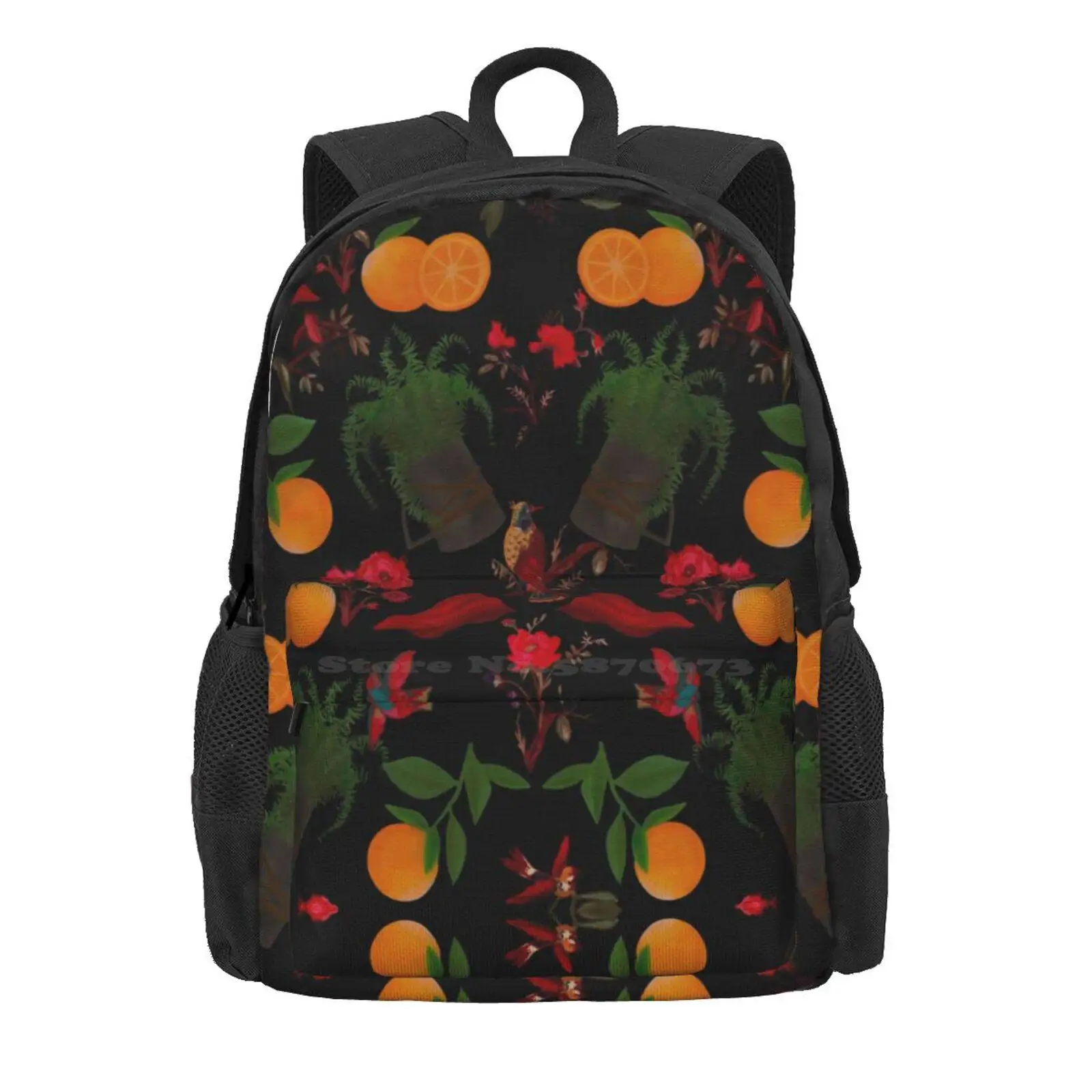 Ofmd Crew Orange Black Hot Sale Schoolbag Backpack Fashion Bags Oranges Summer Gentlebeard Stede Ed Teach Bird Pattern Old Navy