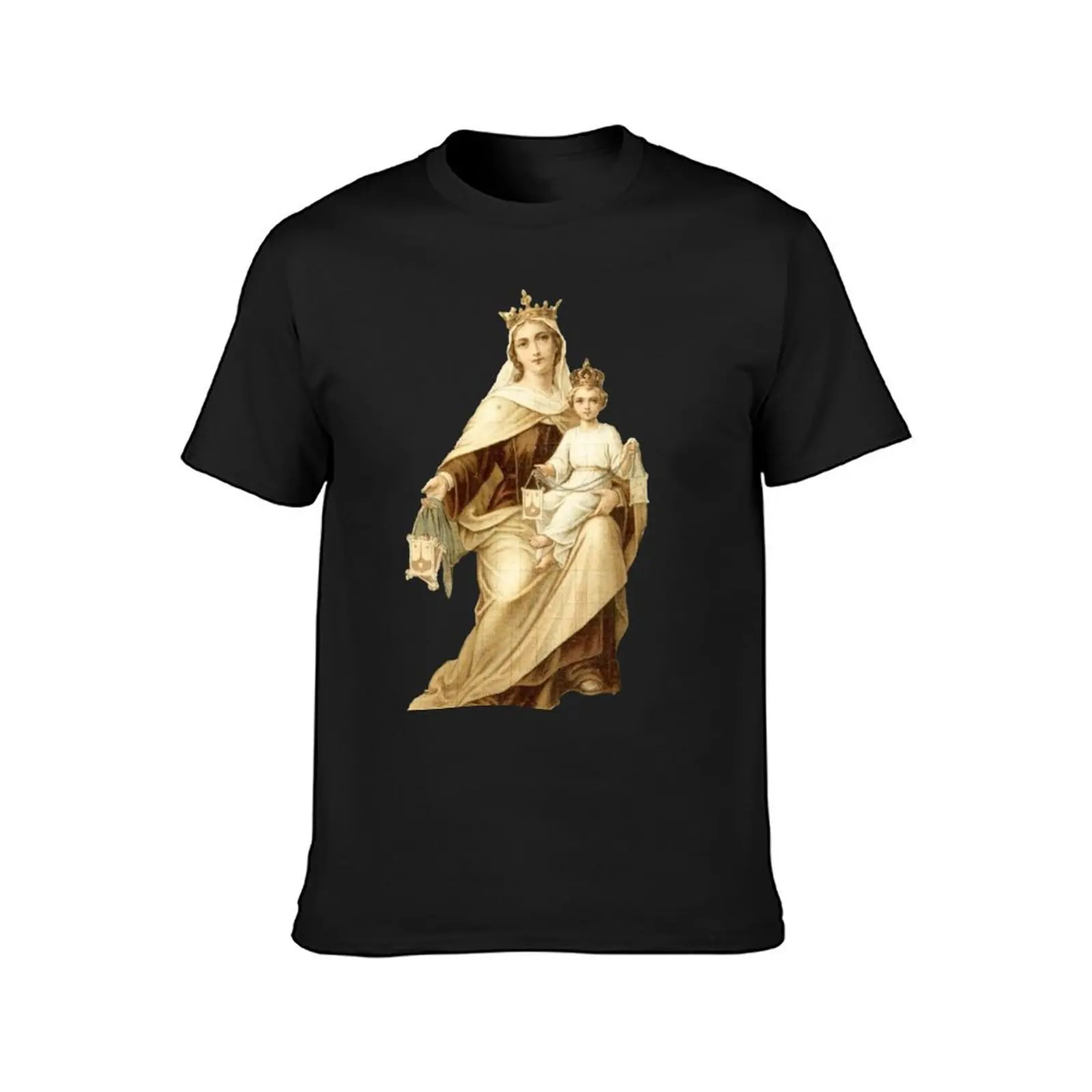 Our Lady of Mount Carmel 2 T-Shirt anime stuff shirts graphic tee vintage t shirts t shirts for men graphic