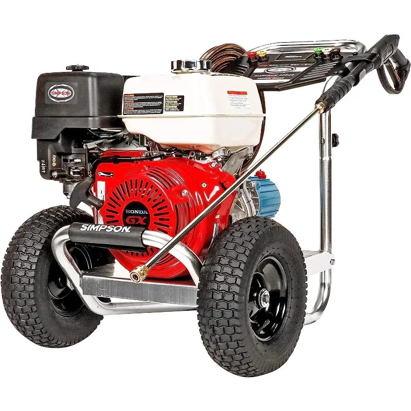 SIMPSON Cleaning ALH4240 Aluminum Series 4200 PSI Gas Pressure Washer, 4.0 GPM, HONDA GX390 Engine, Includes Spray Gun