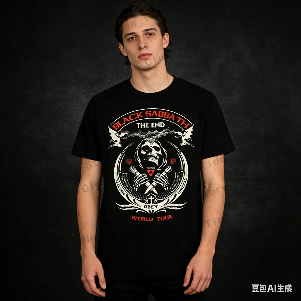 

Футболка Black Metal Rock Band для мужчин и женщин, модная повседневная футболка с графическим принтом, с коротким рукавом, больших размеров, унисекс, 11