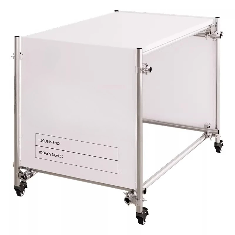 

Clothing store Nakajima table stainless steel display table scaffolding