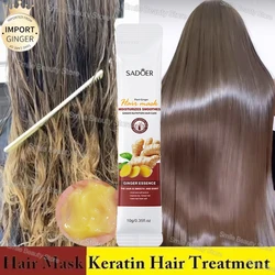 Magical Keratin Hair Mask 5 Seconds Fast Repairing Damaged Frizzy Hair Soft Smooth Shiny Deep Nourish Straighten Hair Scalp Care