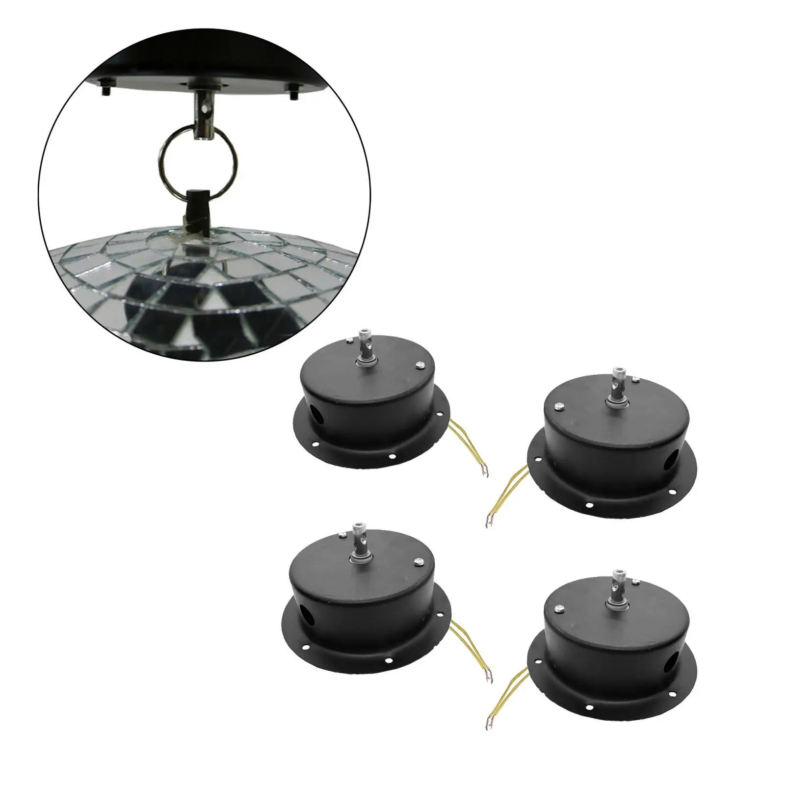 

Светодиодный зеркальный диско-шар, вращающийся зеркальный шар для вечеринки, дискотека с отражением двигателя для рождественского освещения