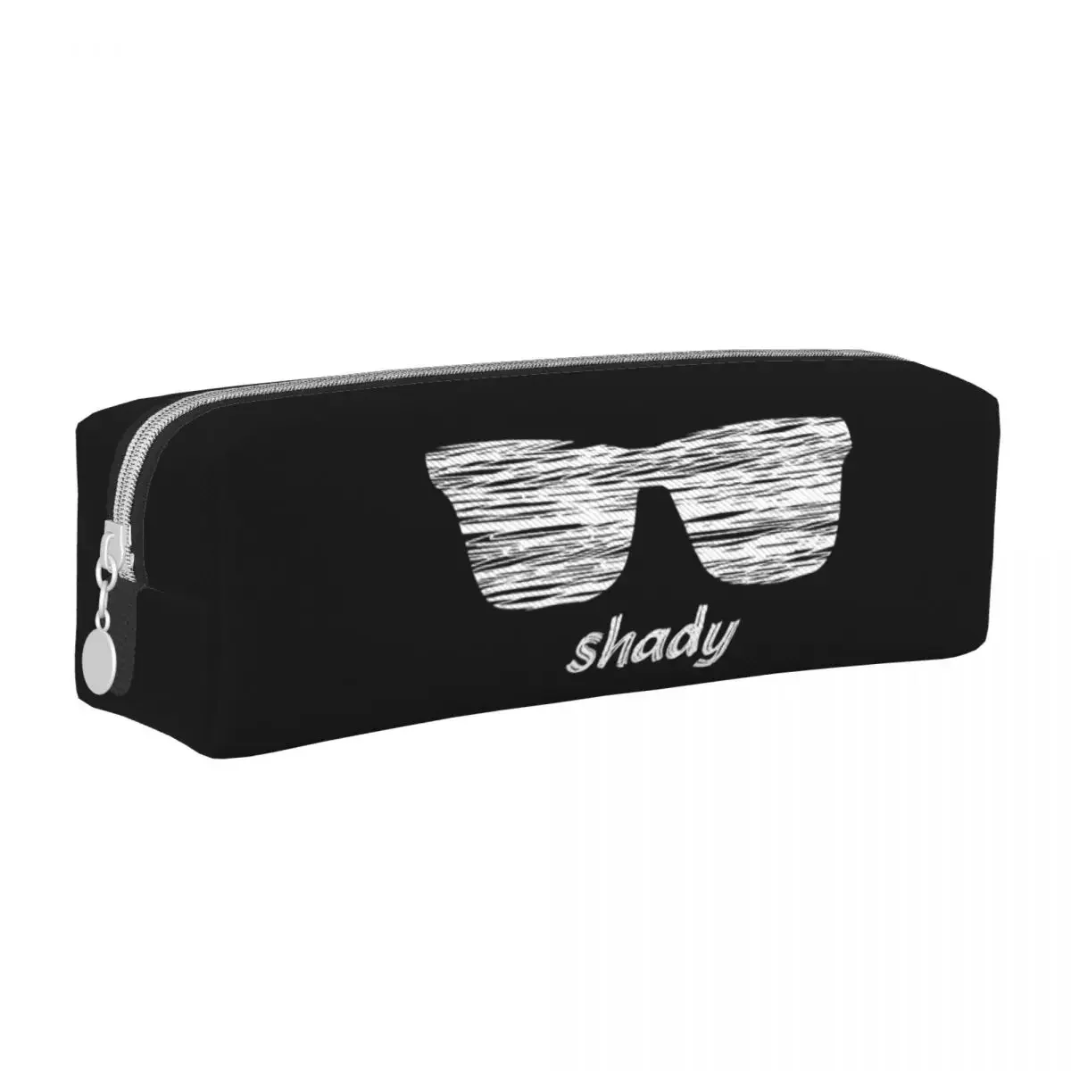 

Cute Shady Shades White Eminem Pencil Case Music Pencilcases Pen Holder Kids Large Storage Bag School Supplies Gifts Stationery