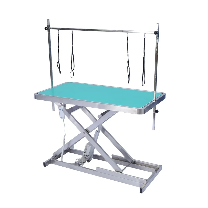 Eco-Friendly Foldable Electric Pet Grooming Table for Small Dogs Made of Rubber and Plastic