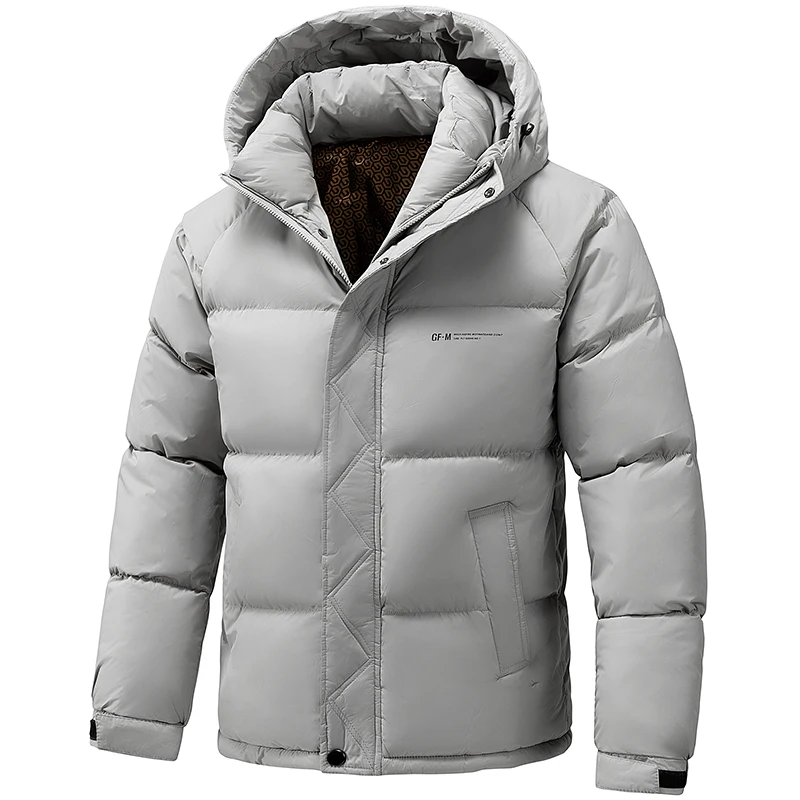 Winter Down Cotton Jacket Men's New Thickened Warm Parka Jackets Loose Casual Hooded Parkas Jacket Men's Windproof Puffer Coat