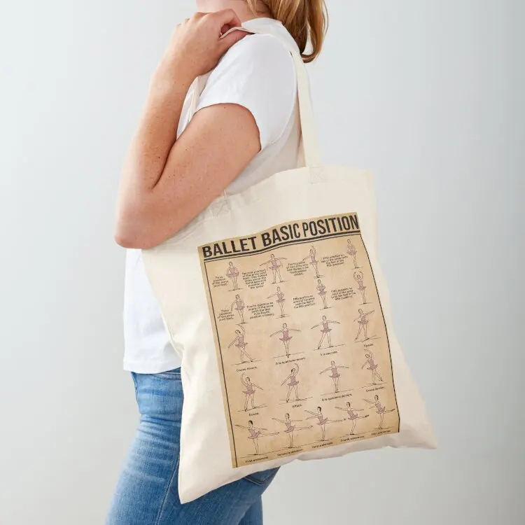 Ballet Basic Position Gift For Womens Tote Bag