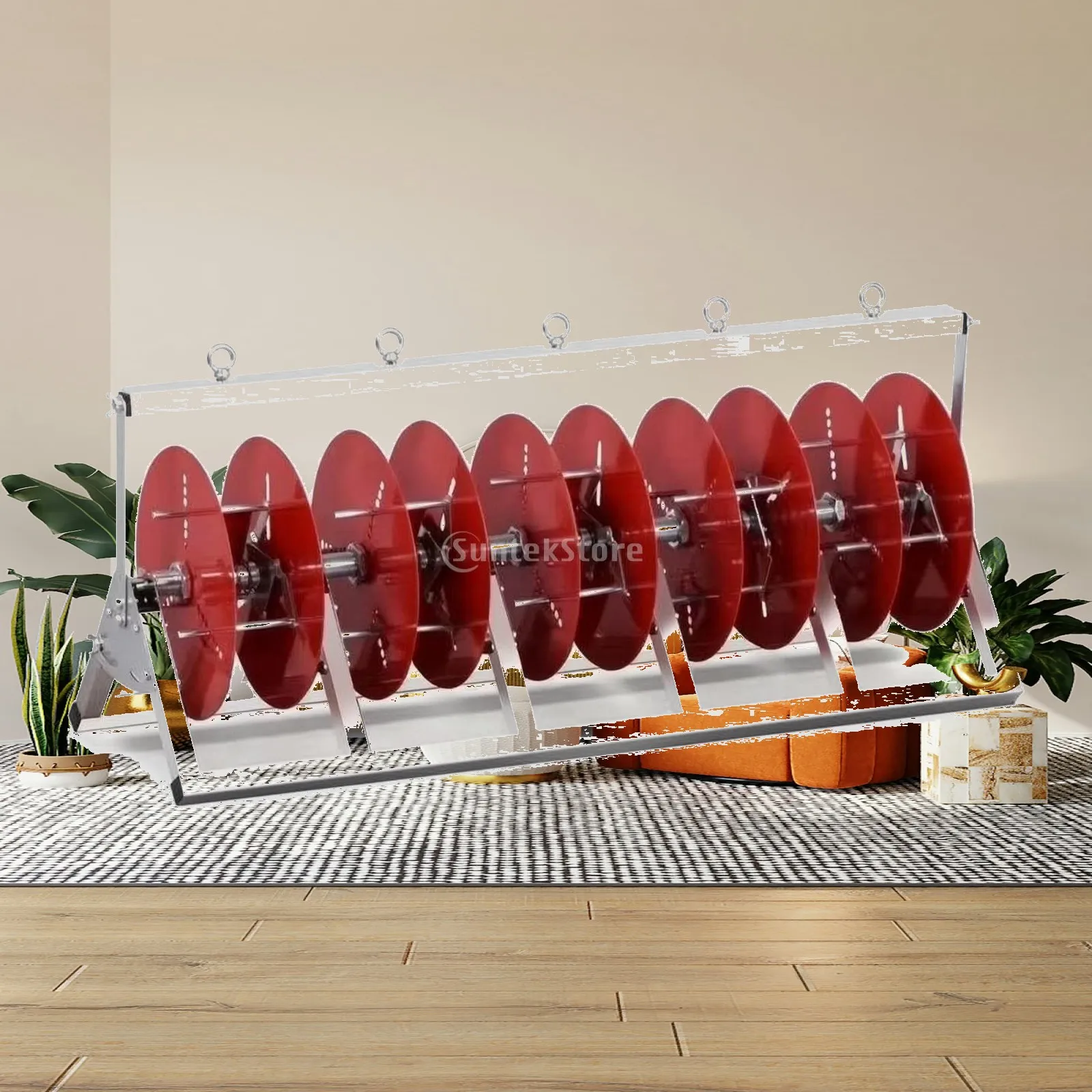 Wire Payout Stand Heavy-Duty Collapsible Wire Spool Rack Reel Stand Steel Compact for Electricians, Electrical Work