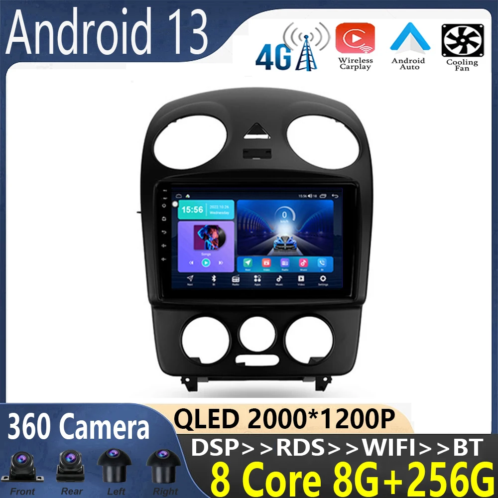 

android 13 For Volkswagen Beetle A4 2002 - 2011 Car Radio Multimedia Video Player Navigation stereo No 2din 2 din dvd auto