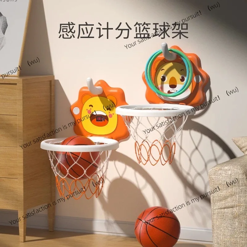 

Basketball hoop sports silent can lift basketball hoop baby indoor wall punching shot home