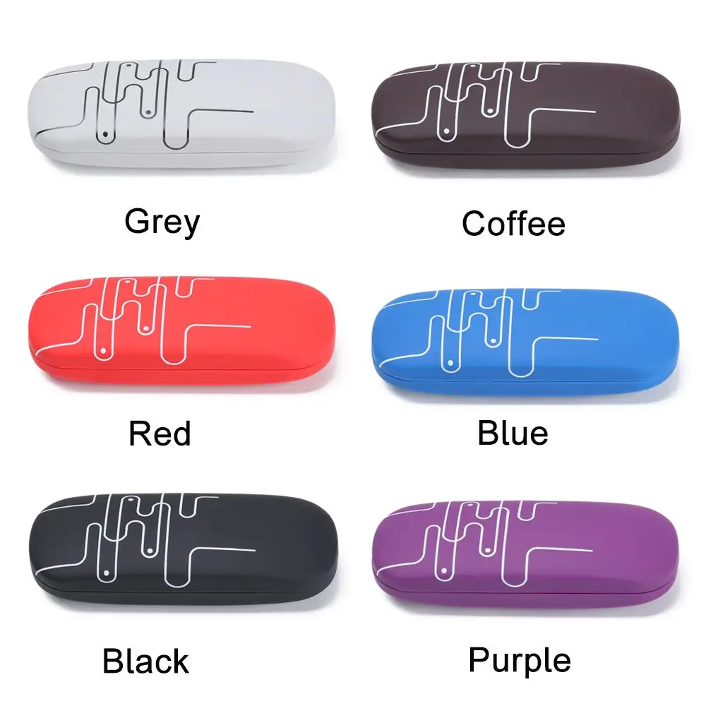 Protetor de óculos de couro para óculos de leitura, caixa de óculos de sol portátil para homens e mulheres, nova moda, 2019, 1pc