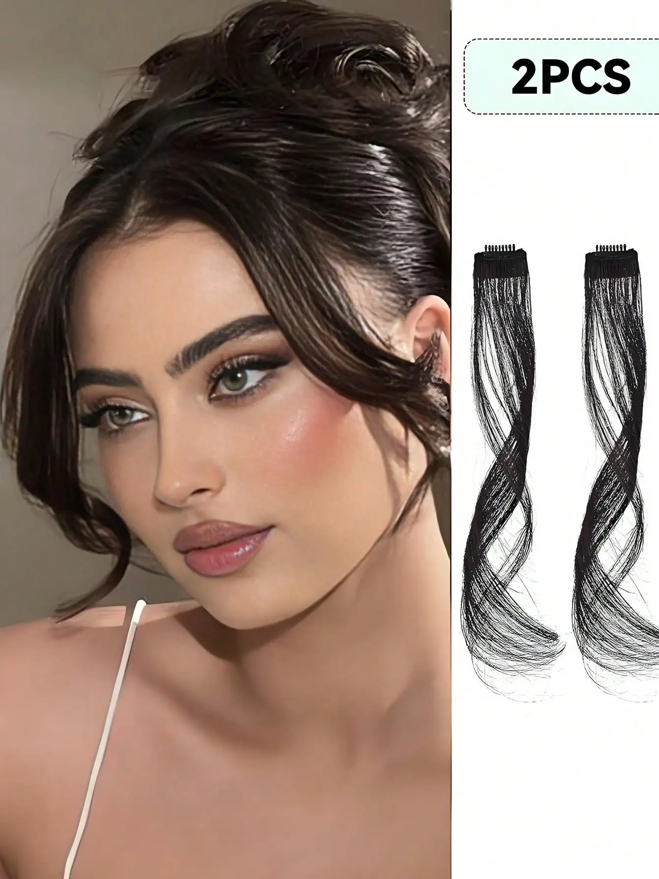 

Free Shipping on Orders Over $29Light Brown Air Bangs,2PCS Clip In Bangs Front Side Bangs Set Long Temples, Bangs Hair Clip On Fringe Bangs With Temples Synthetic Wigs Long Dragon Beard Bangs Hair 10inch And14inch