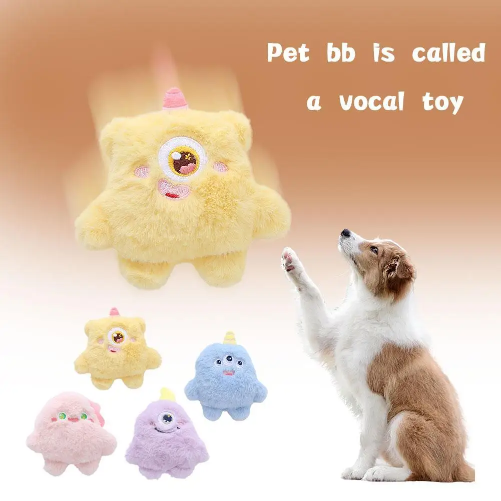 Cute Elf Vocal Dog Toys Containing bb Called Grinding Teeth Bite Resistant Interactive Play Pet Soft Plush Chew Toy Pet Supplies