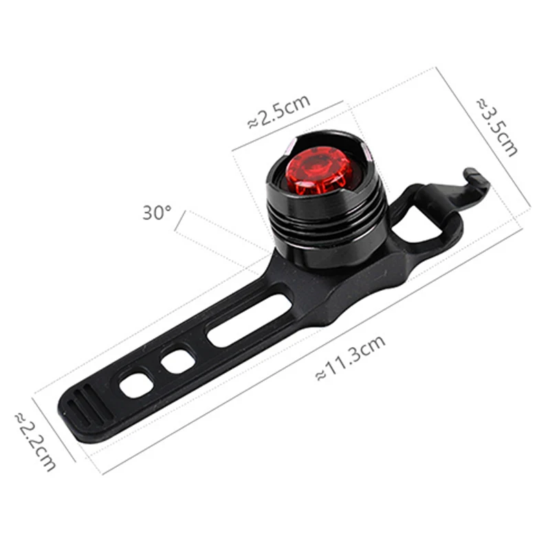 Bike Flash Night Riding Tail Light Waterproof Kicker Light Bicycle Rear LED Lamp Cycling Safety Warning Light MTB Road Parts