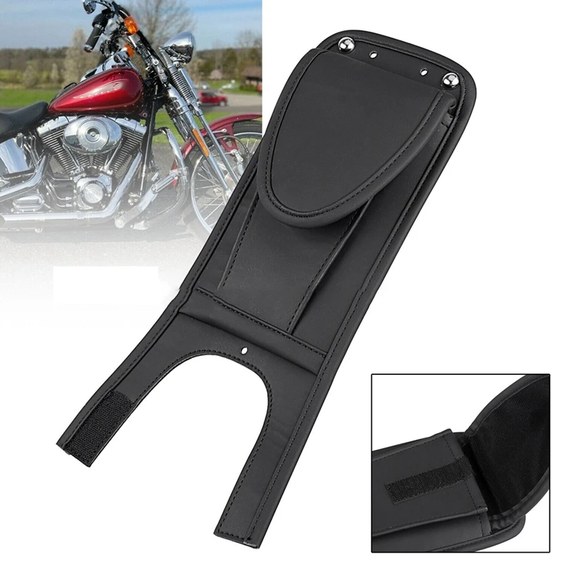 Motorcycle Fuel Tank Bag PU Leather Fuel Tank Bag For Softail Night Train Deluxe Fat For BOY FXST FXSTB FLST 2000-2017