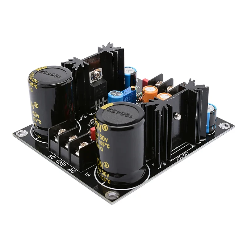 1Pcs LM317 LM337 Rectifier Filter Power Board Servo AC to DC Adjustable Power Supply Module For Audio Amplifier DIY Free Shippin