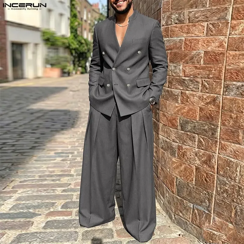 Conjuntos para Hombre INCERUN, - Men'S Fashion Color reseña y precio
