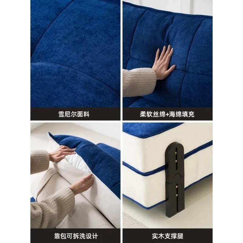 أريكة من قماش التوفو لغرفة المعيشة 2025 وحدة كسولة جديدة للاستلقاء والنوم