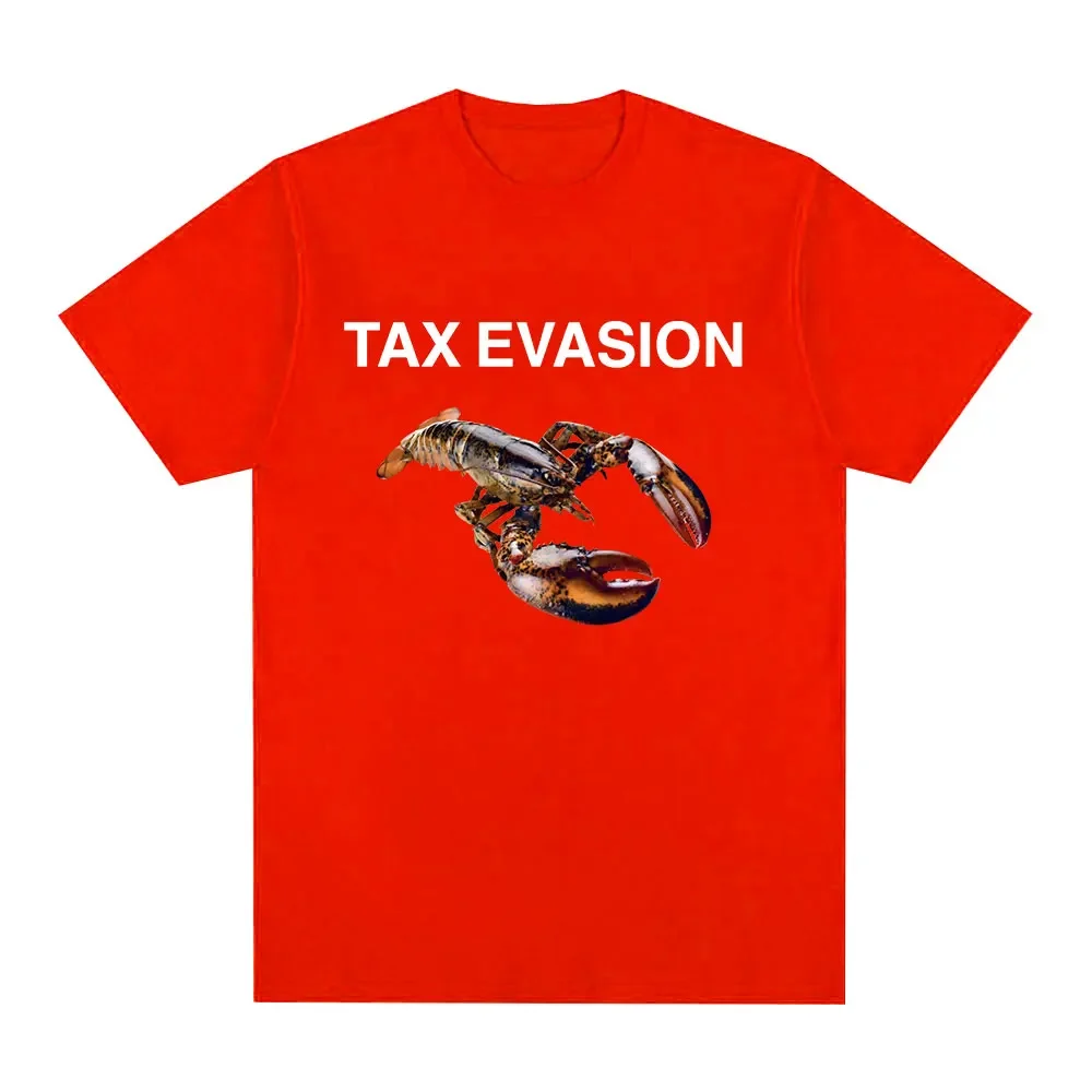 متعة الضريب Evasion جراد البحر ميمي نمط القطن تي شيرت المرأة موضة ريترو الصيف عالية الجودة التي شيرت عادية الشارع قمم تي شيرت