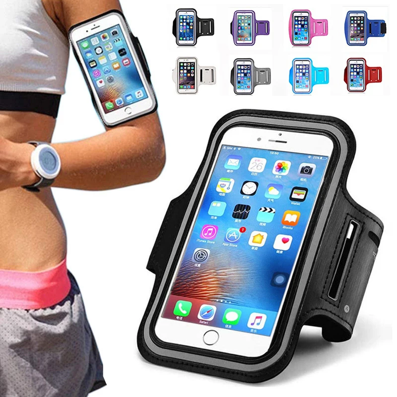 Universal 4-7 inch Waterproof Sport Armband Case Suit For iPhone 8 Sport Running Armband Case Jogging Gym Arm Band Pouch Holder