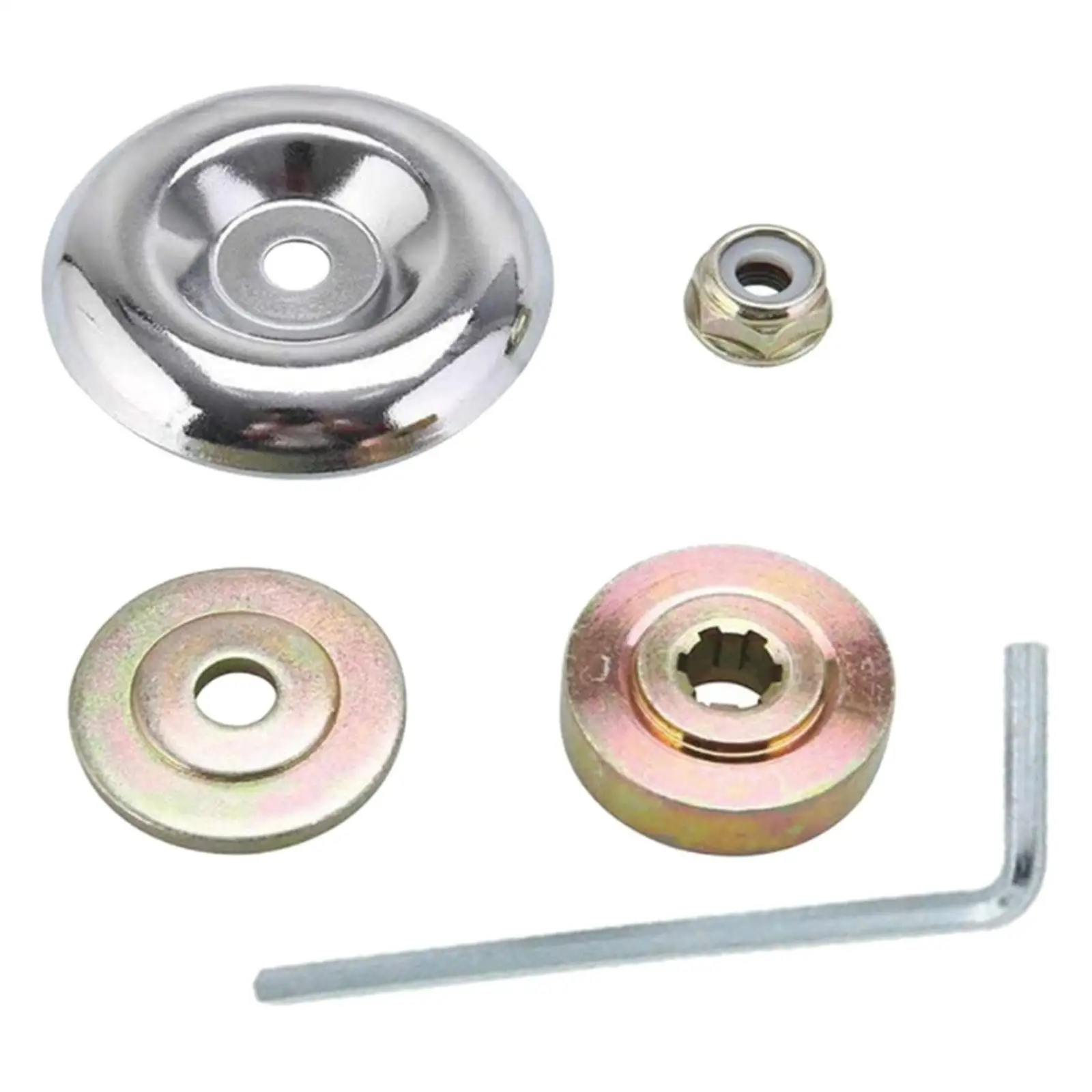 Brush Cutter Metal Accessory Kit Lawn Mower Blade Nut Fastener Set Durable Parts for Grass Cutter Maintenance